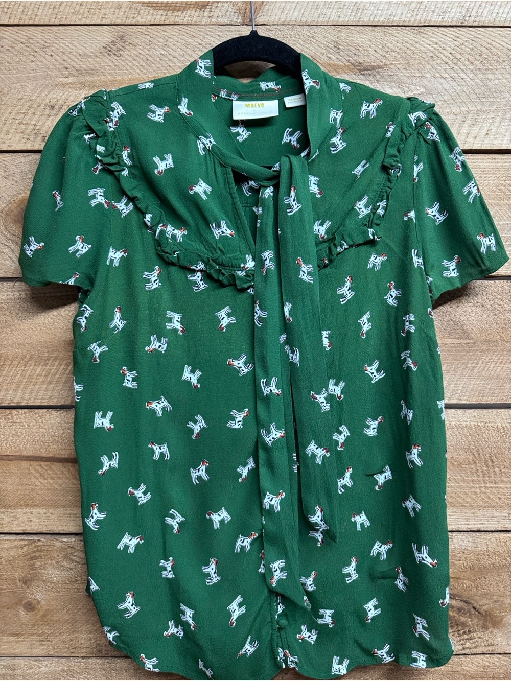 Maeve by Anthropology dog blouse